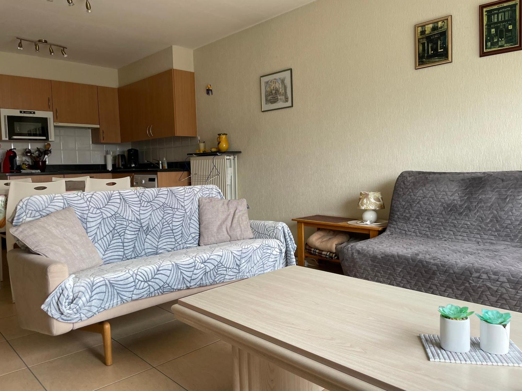 Appt Pablo Met Prive-Garage, Vlakbij Zee, In Koksijde-Bad Leilighet Eksteriør bilde